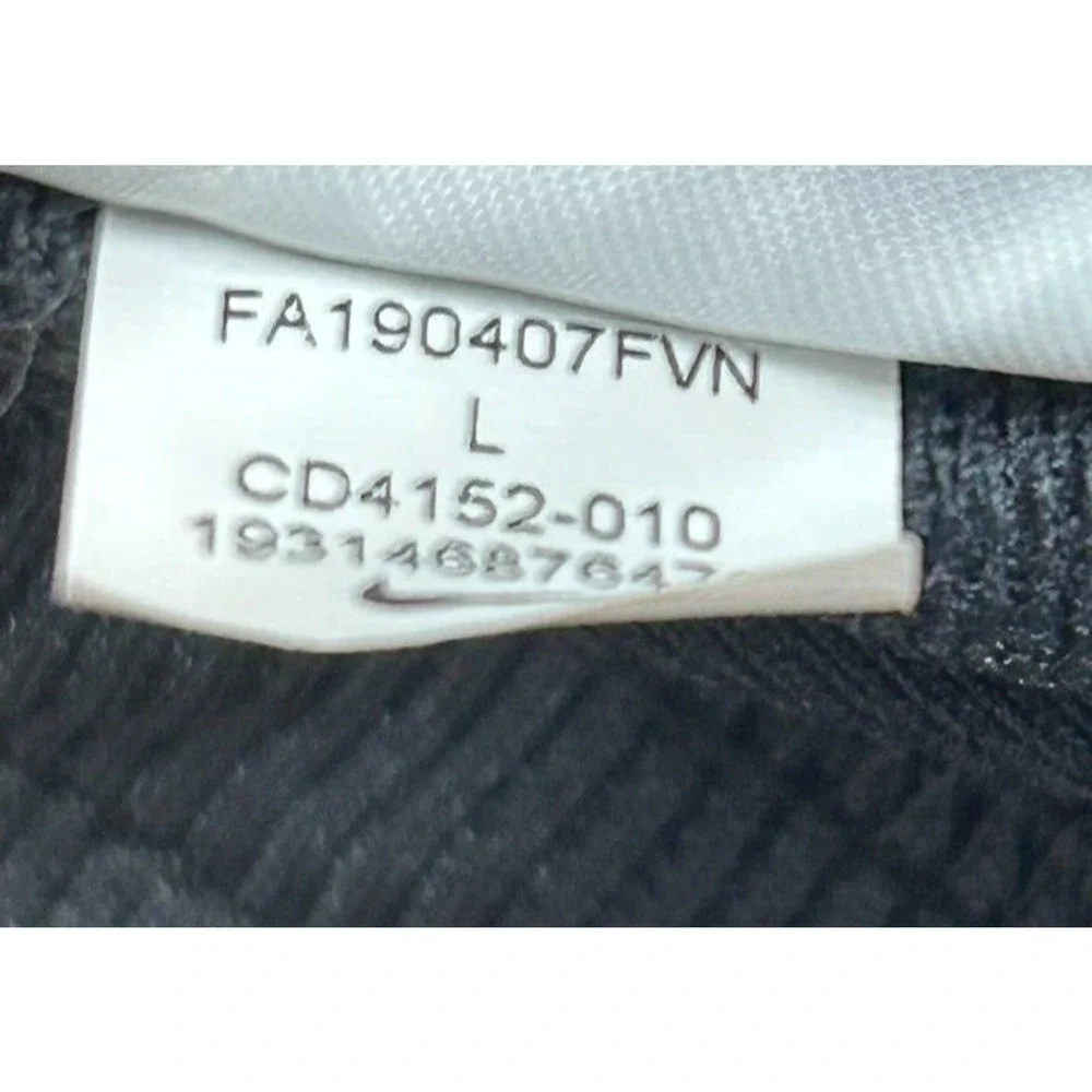 Nike Joggers Womens Large Black White Actual 33X28‎ HeritageTrack Pants